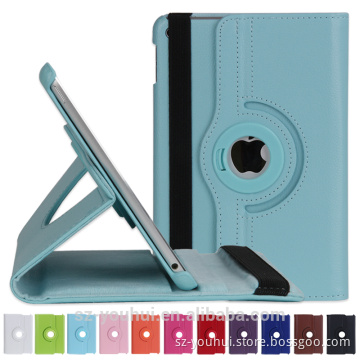 Wholesale Magic Hand Strap Holder 360 Degree Rotating Cover Leather Case with Auto Wake Up for iPad mini 4